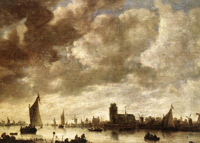 GOYEN, Jan van View of the Merwede before Dordrecht sdg china oil painting image